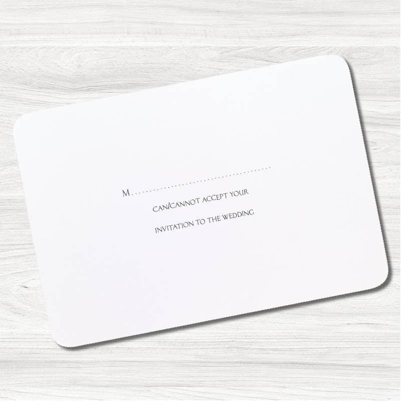 Classic Reply Card.