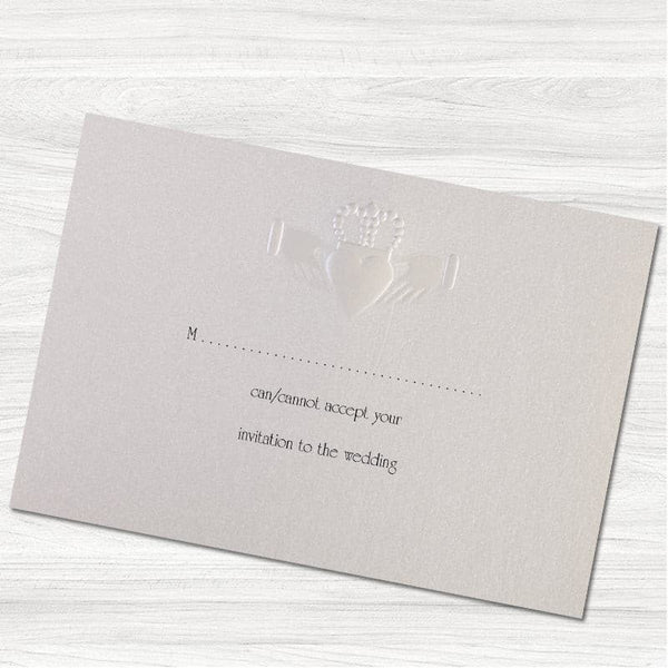 Claddagh Reply Card.