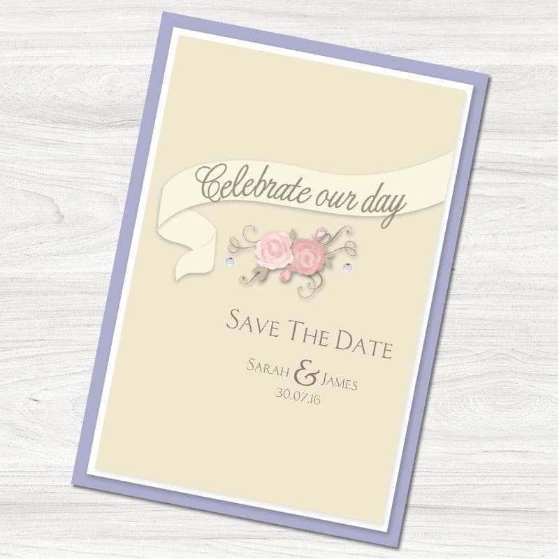 Celebrate Save the Date Card.