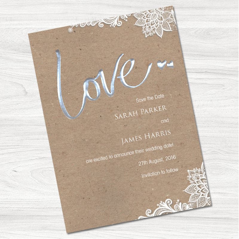 Love Save the Date Card.