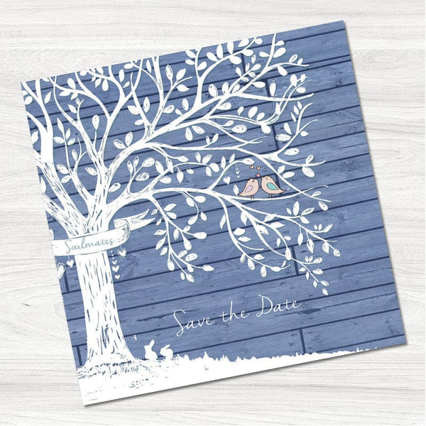 Wedding Tree Save the Date Card.