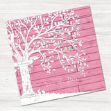 Wedding Tree Save the Date Card.