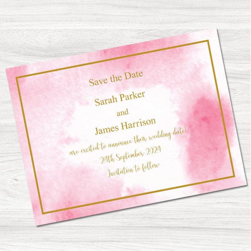 Lillie Save the Date Card.