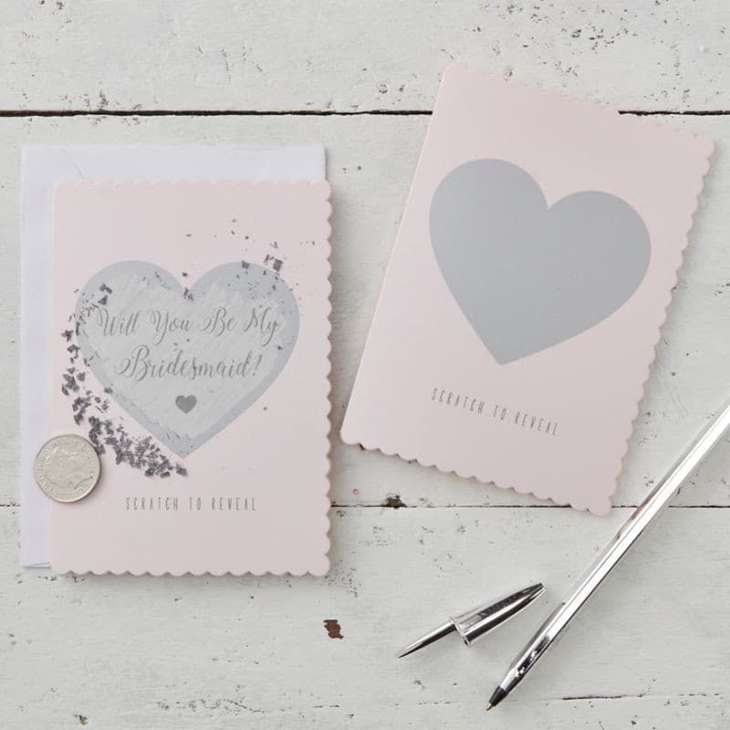 Will You Be My Bridesmaid Cards - Scratch & Reveal.