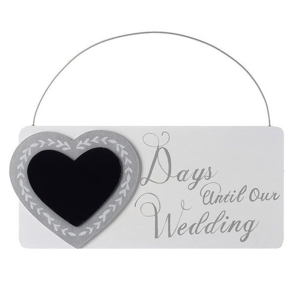 Wedding Countdown Chalkboard Sign.