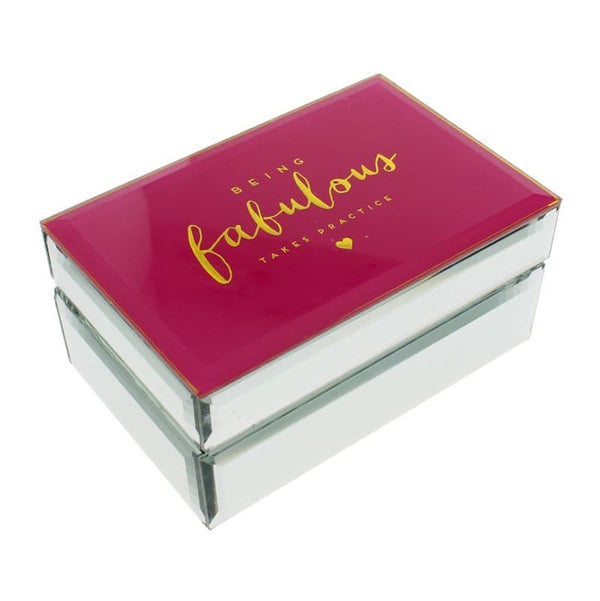 Being Fabulous Takes... Glass Jewellery Box.