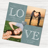 Love Always Thank You Card.