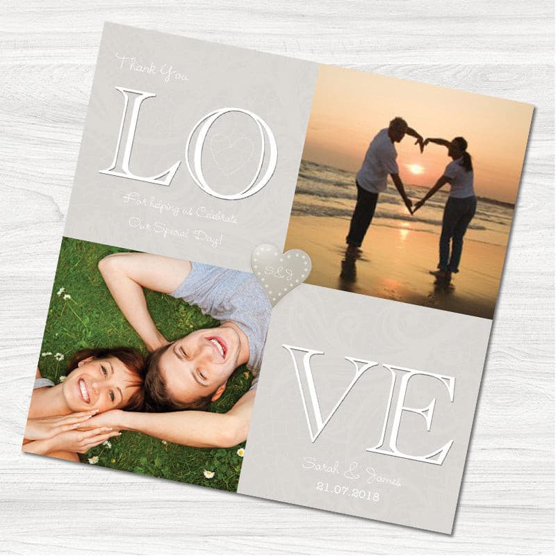 Love Always Thank You Card.