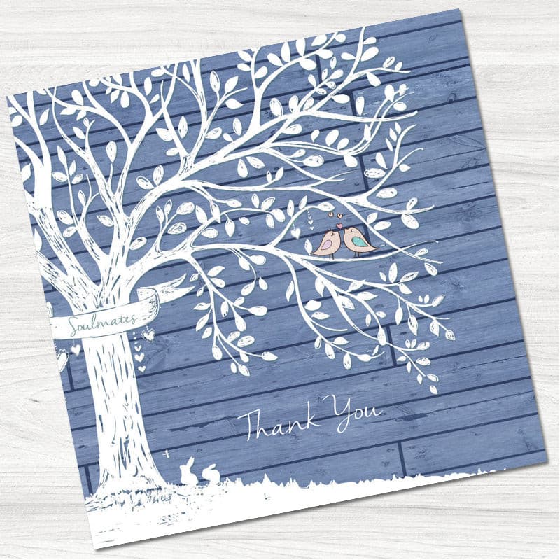 Wedding Tree Thank You Card.