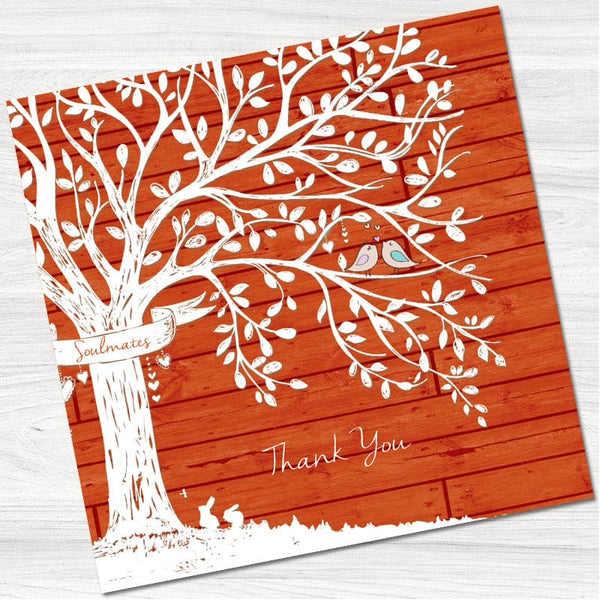 Wedding Tree Thank You Card.