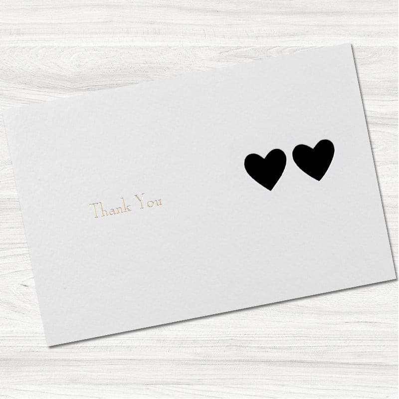 Ribbons Thank You Card.