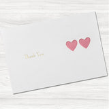 Ribbons Thank You Card.