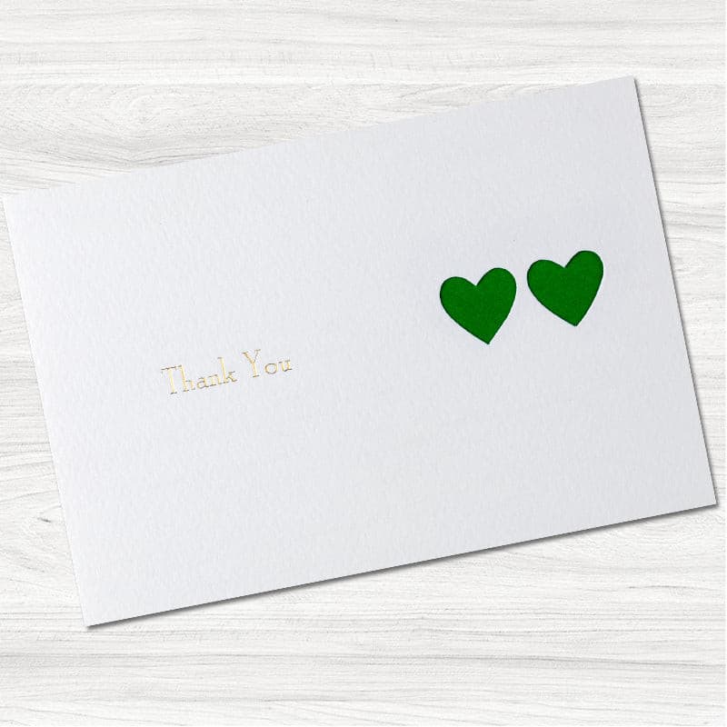 Ribbons Thank You Card.