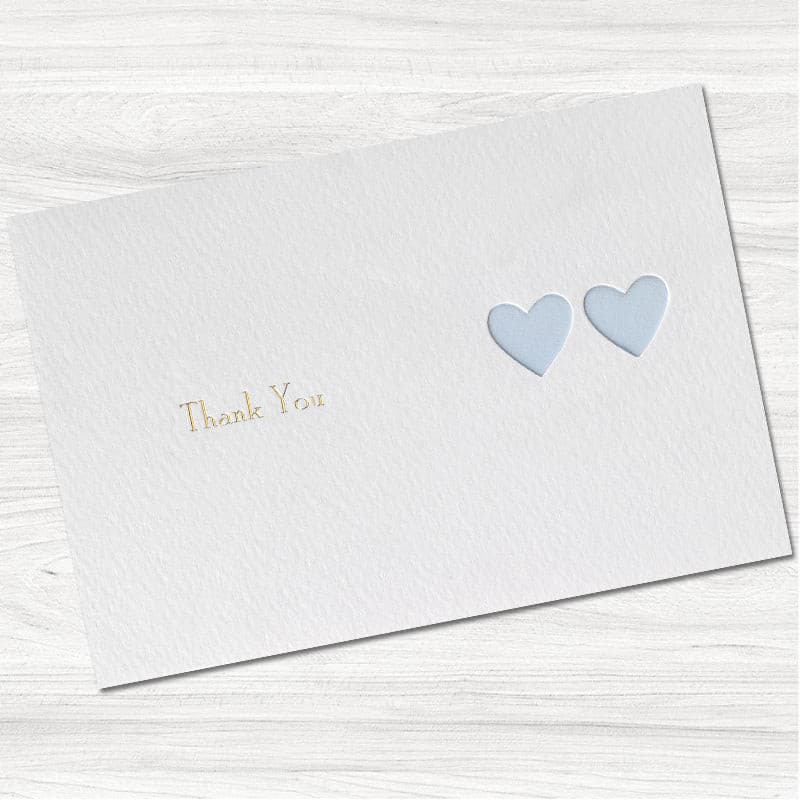 Ribbons Thank You Card.