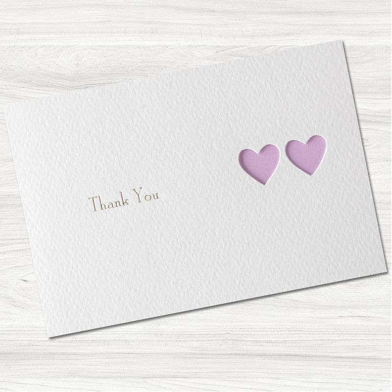 Ribbons Thank You Card.