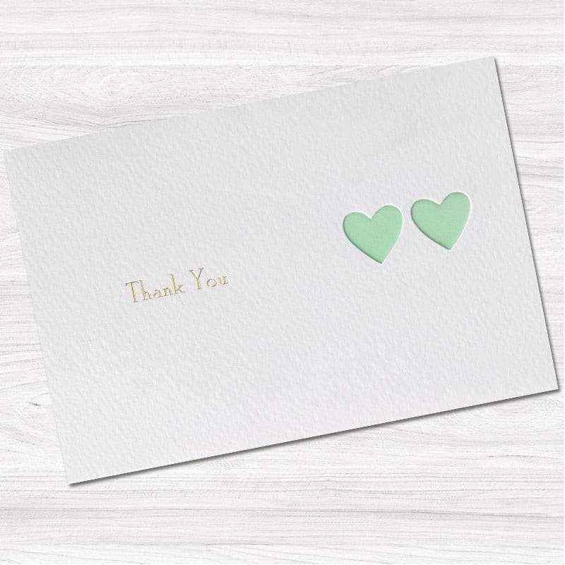 Ribbons Thank You Card.