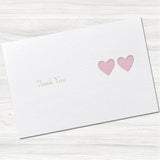 Ribbons Thank You Card.