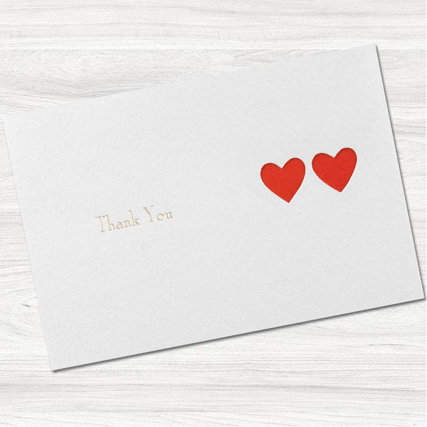 Ribbons Thank You Card.