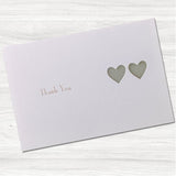 Ribbons Thank You Card.