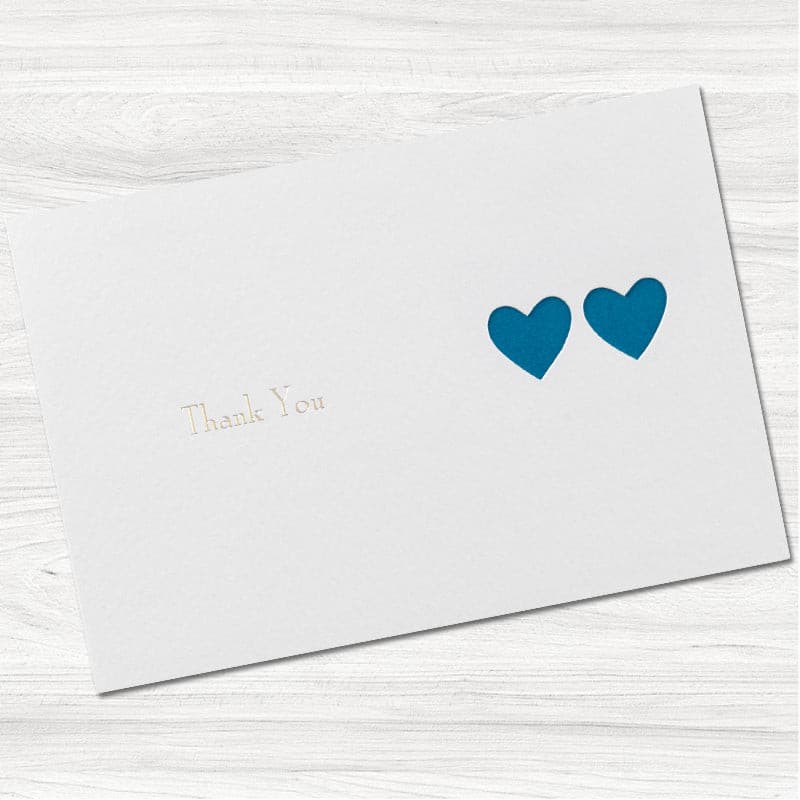 Ribbons Thank You Card.