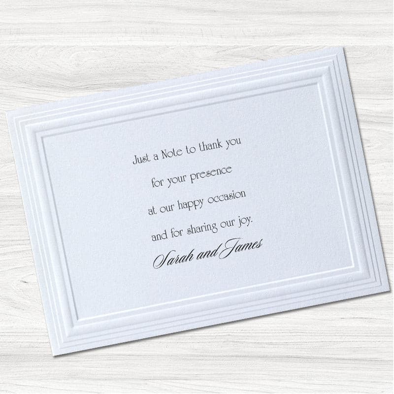 Purity Thank You Card.