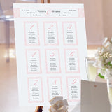 Jasper Wedding Table Plan.