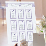 Jasper Wedding Table Plan.