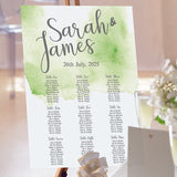 Lillie Mae Wedding Table Plan.