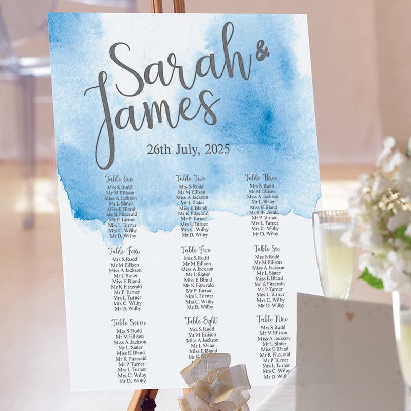 Lillie Mae Wedding Table Plan.