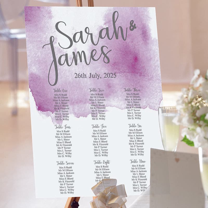 Lillie Mae Wedding Table Plan.
