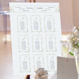 Jasper Wedding Table Plan.