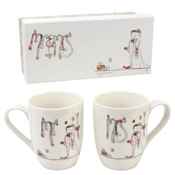Tracey Russell Mr & Mrs Gift Set.
