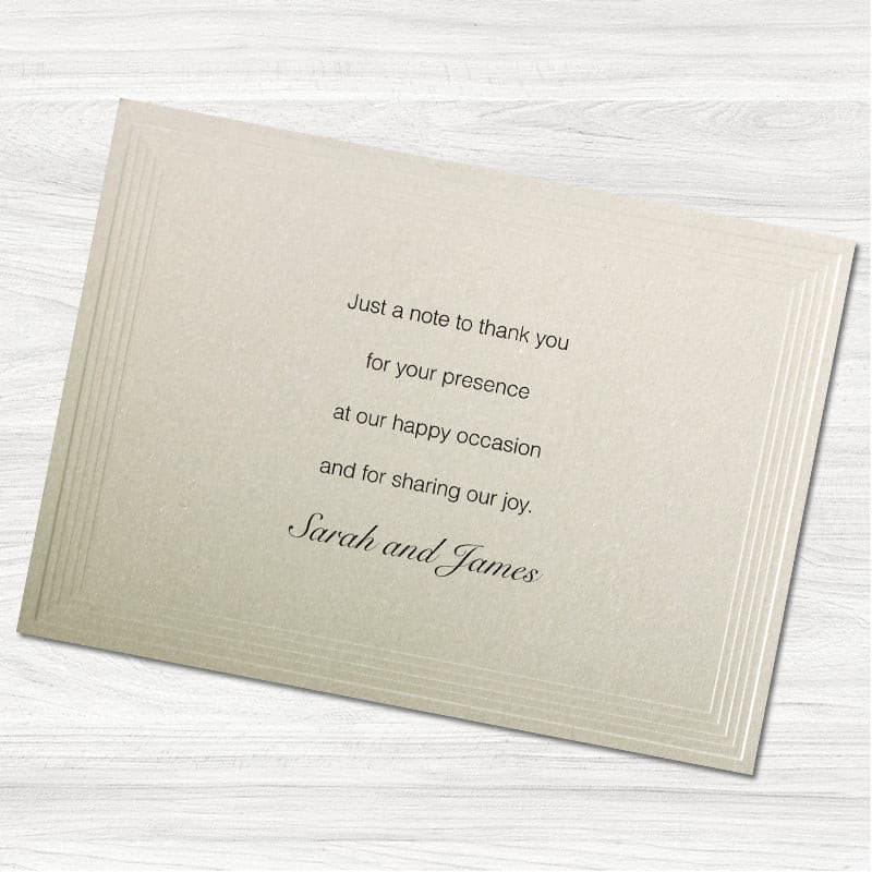 Ottoman Thank You Card.