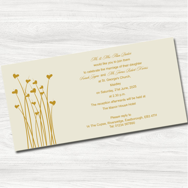 Summer Breeze Wedding Day Invitation