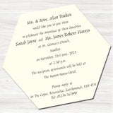 Lotus Flower Wedding Day Invitation