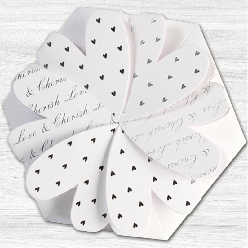 Lotus Flower Wedding Day Invitation.