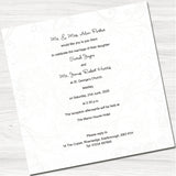 Love Always Wedding Day Invitation - Inside