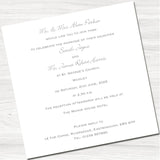 Outdoor Bunting Wedding Day Invitation - Inside