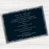 Delicate Confetti Wedding Day Invitation.