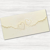 Romantic Heart Wedding Day Invitation.