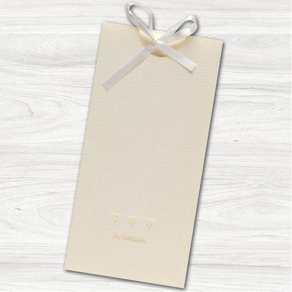 Pocket of Love Wedding Day Invitation.