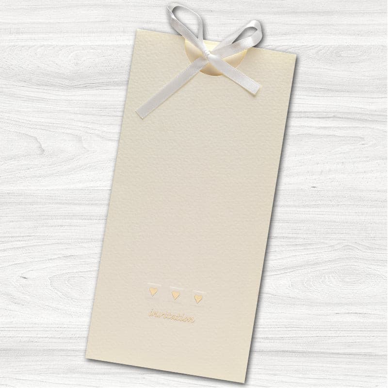 Pocket of Love Wedding Day Invitation.
