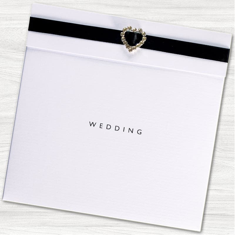 Hearts Desire Wedding Day Invitation.