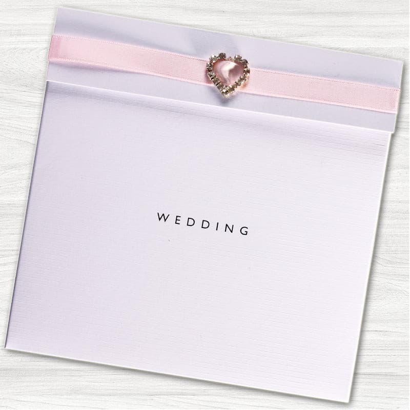 Hearts Desire Wedding Day Invitation.