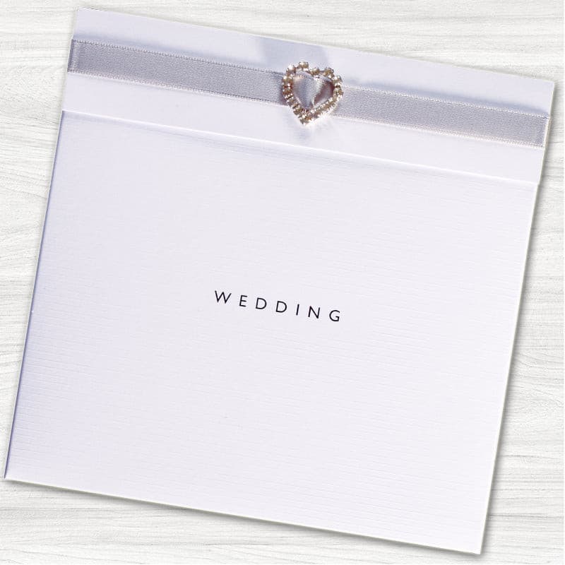 Hearts Desire Wedding Day Invitation.