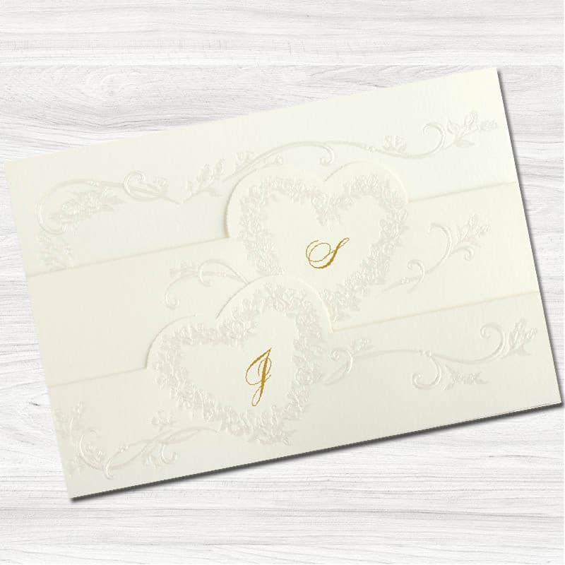Touched by Love Wedding Day Invitation.