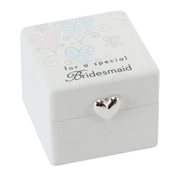 Love & Cherish Bridesmaid Trinket Box.