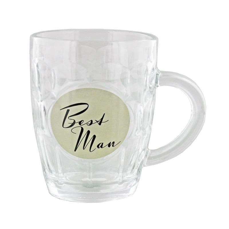 Best Man Pint Glass Tankard.