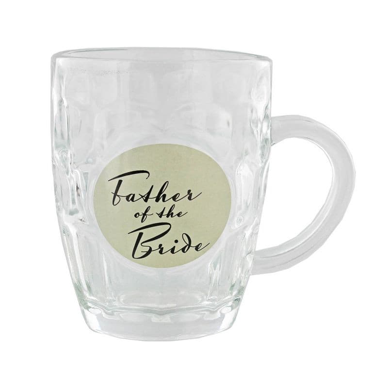 Father of the Bride Pint Glass Tankard.