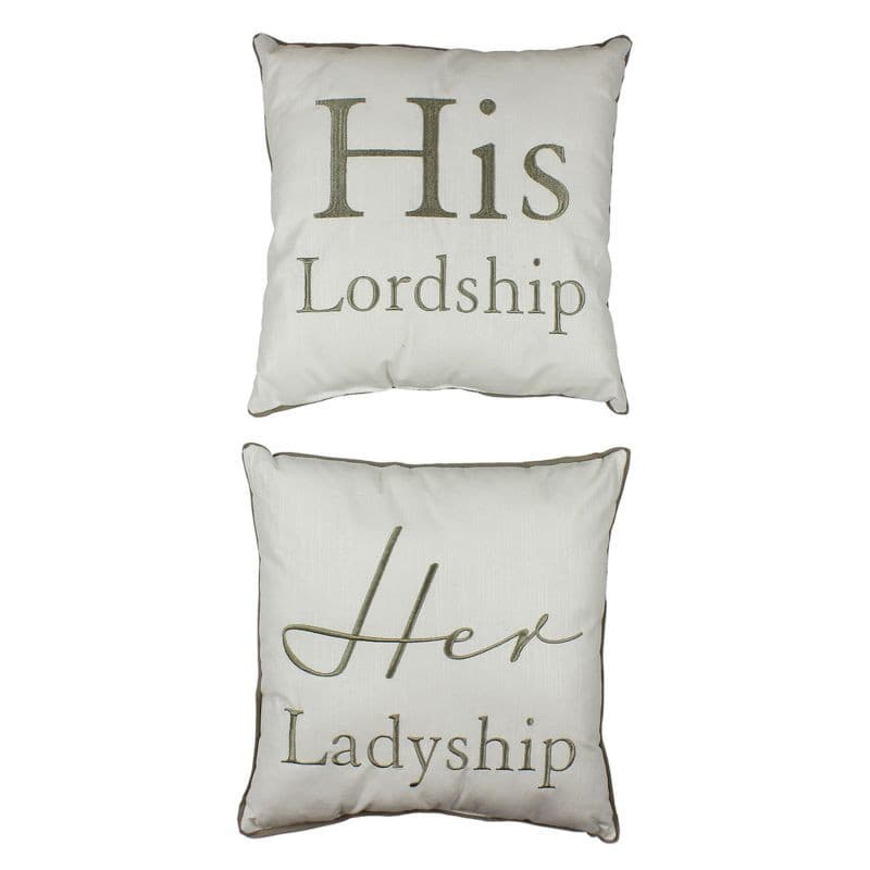 Lord & Ladyship Cushions.